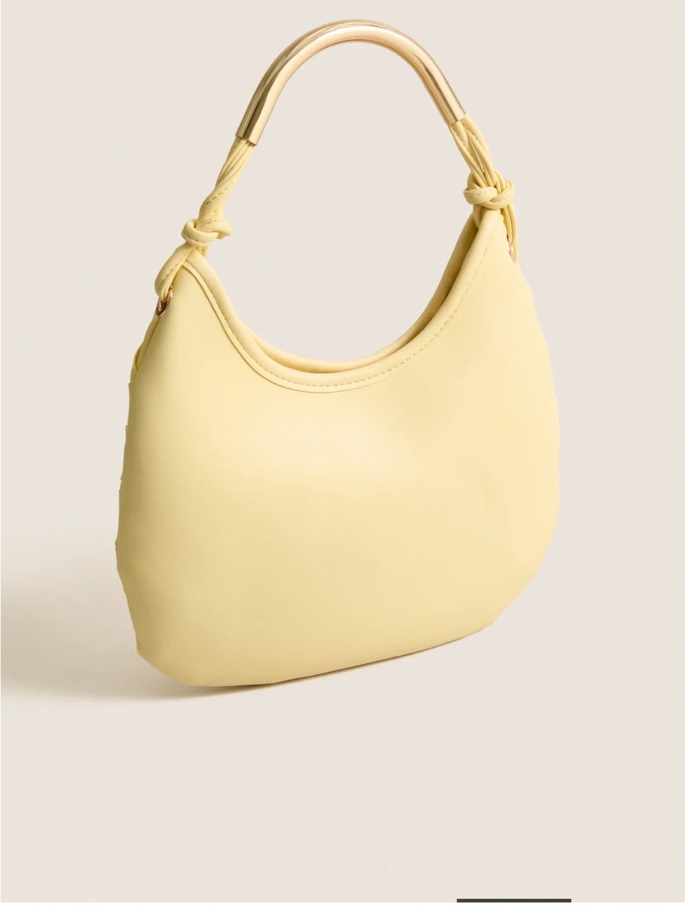 Moda Luxe Urban Expressions Lucia Butter Woven Vegan Leather Hobo Bag NWT - Picture 8 of 9